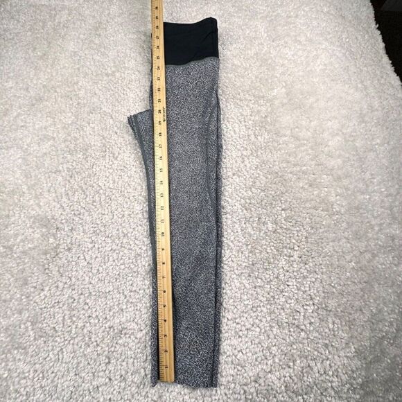 Lululemon Run The Day Crop Fractal Dark Starlight Black Gray - Picture 12 of 14